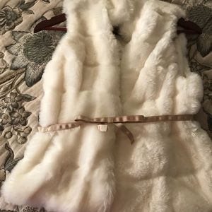 Faux fur vest